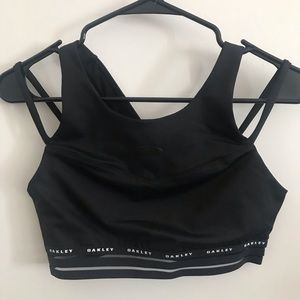 Oakley Black Sports Bra M Medium